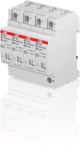 Устройство защиты от импульсных перенапр. (УЗИП) OVR T2 4L 40-440 P QS ABB 2CTB803873R5100
