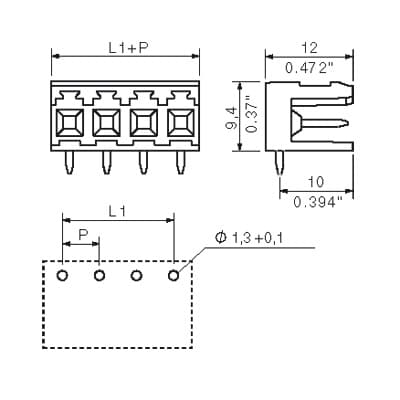 Штекерный соединитель печат SLA 11/90 4.5SN OR BX 1347760000