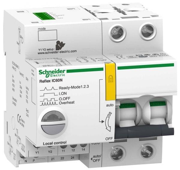 Выключатель автоматический модульный 2п B 63А iC60N REFLEX Ti24 SchE A9C61263